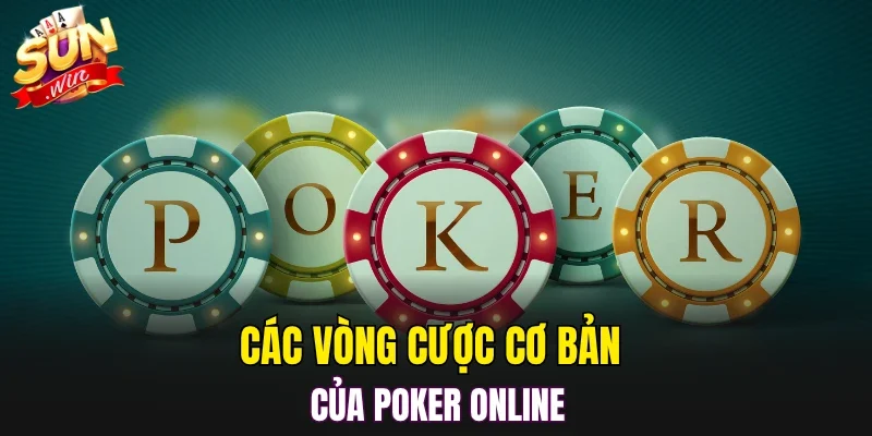 Các vòng cược cơ bản của poker online