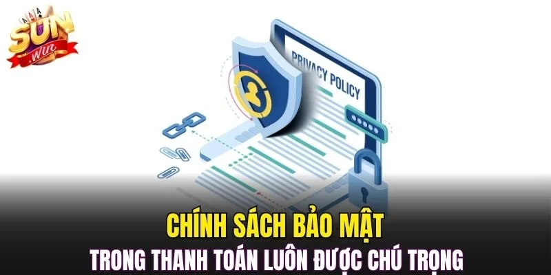 Chính sách bảo mật trong thanh toán luôn được chú trọng