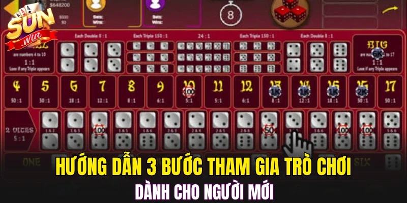 Hướng dẫn 3 bước tham gia trò chơi dành cho người mới 