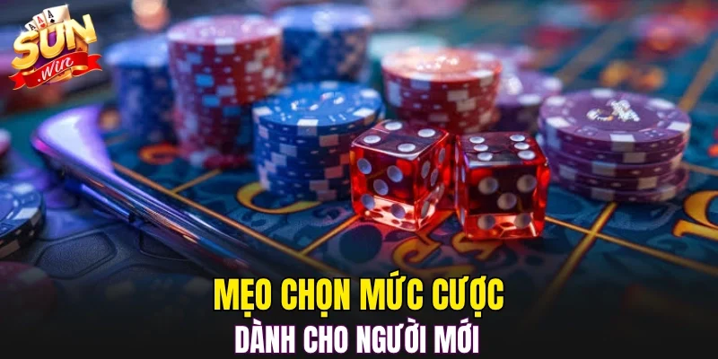 Mẹo chọn mức cược dành cho người mới 