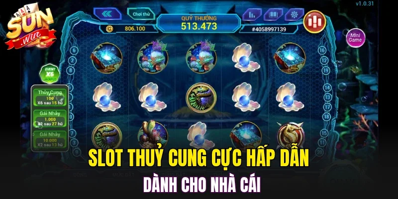 Slot thủy Cung cực hấp dẫn dành cho nhà cái